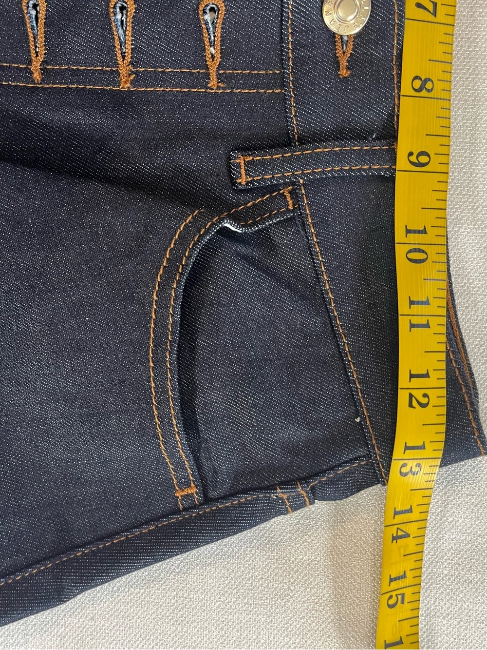 ROLLA'S High-Rise Madame  Indigo Button-Fly Women's Jeans Gigi Barrel Leg 25 NWT - Picture 11 of 14